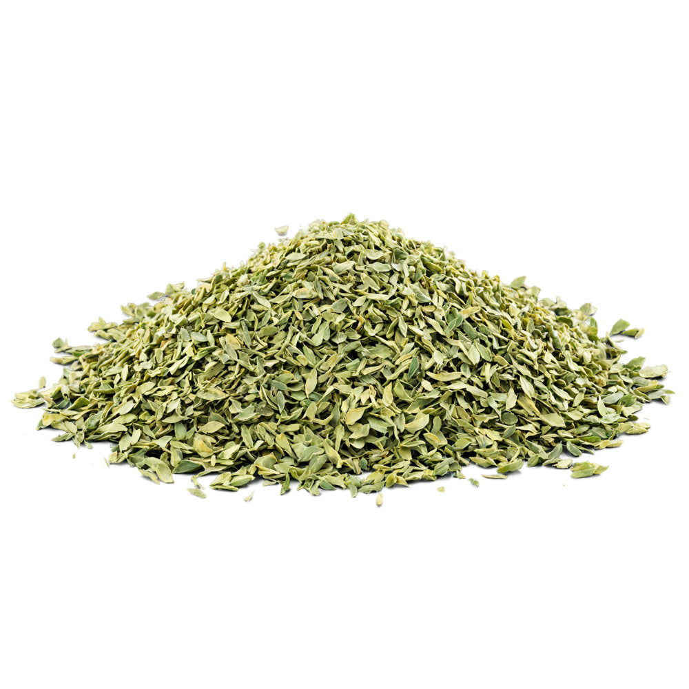 Naturally dried fenugreek leaves, used in curries, breads, and spice blends.
