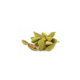 Natural green cardamom pods with seeds inside, rich in aroma and taste.