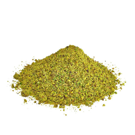 Organic crushed pistachios rich in flavor