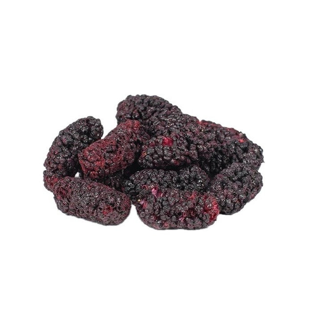 Freeze dried mulberries crunchy natural berry snack
Light crispy freeze dried mulberry fruit