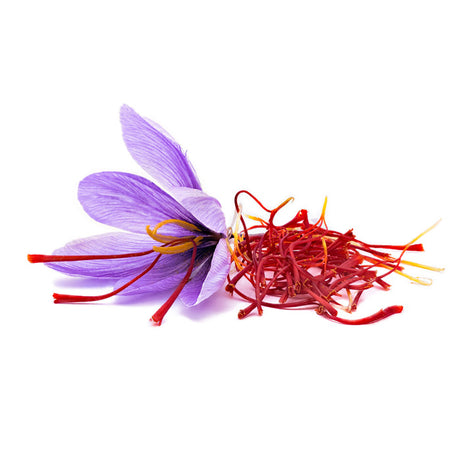 Authentic saffron spice strands, prized for flavor, color, and aroma in recipes.