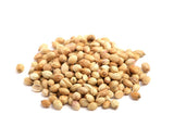 Coriander seeds , whole aromatic spice for cooking and seasoning